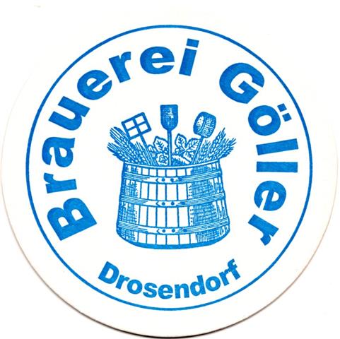memmelsdorf ba-by göller ibv 1a (rund215-brauerei göller-blauer ring-blau)